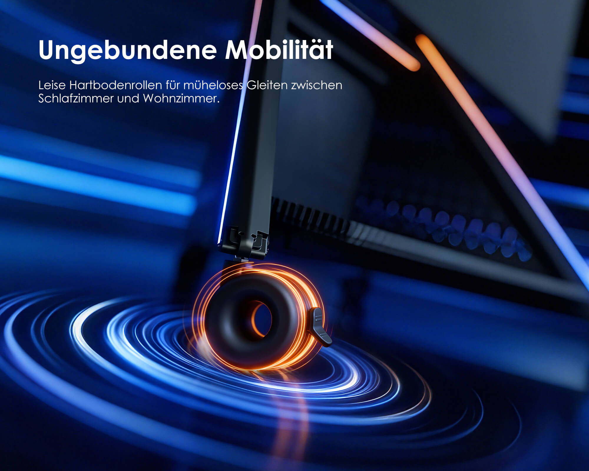 Eiffel Gaming FT65 TV Stand with Wheels