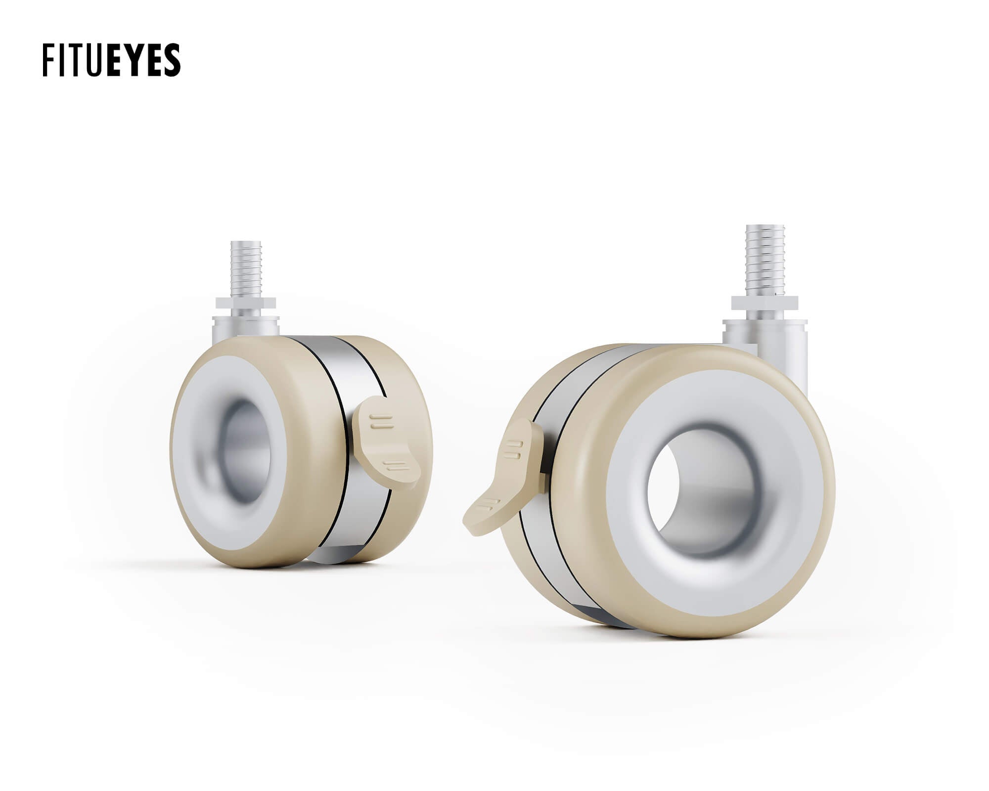 Floor Protective Casters with brake (4 pcs)