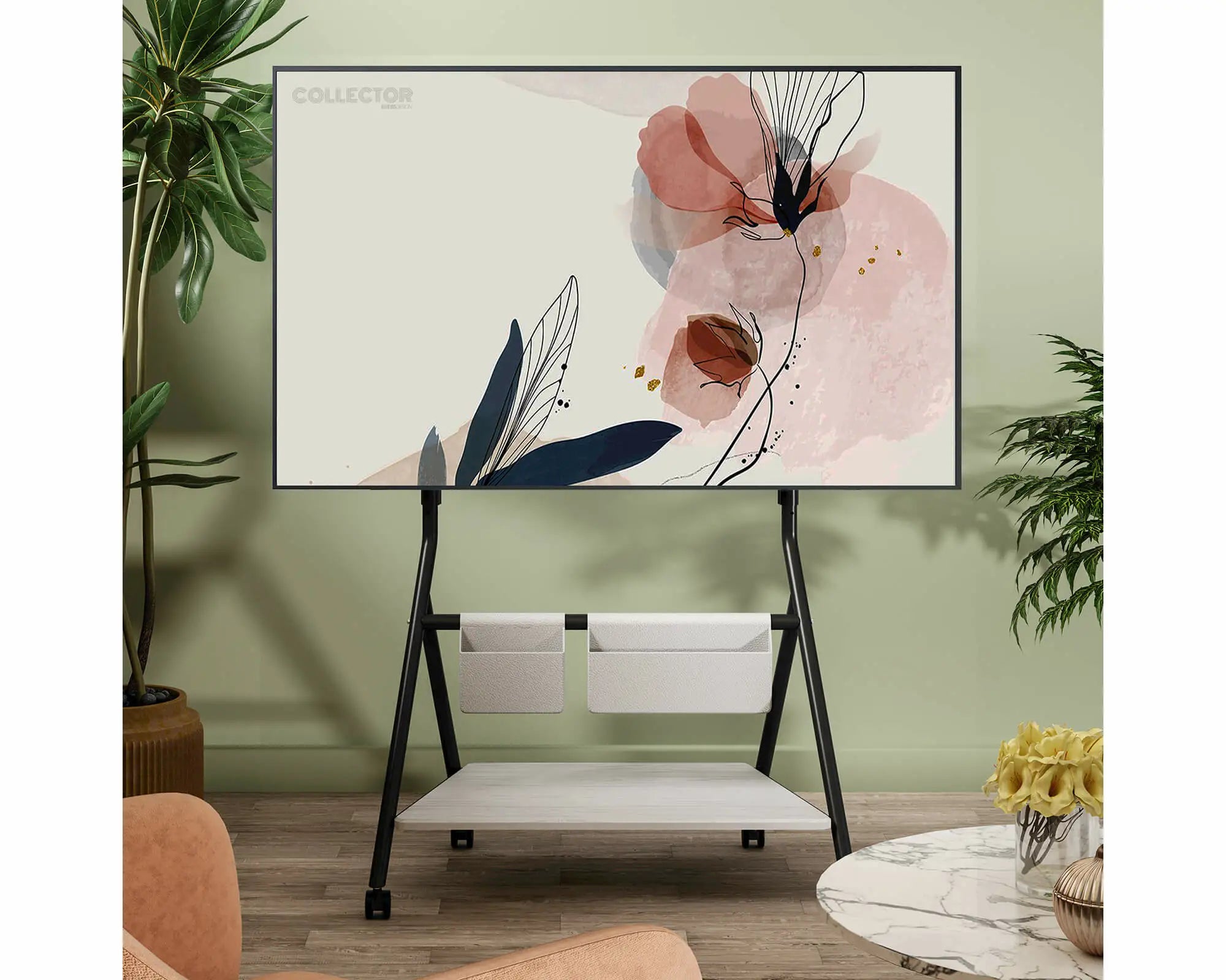 Collector TC78 Supporto tv da terra con ruote