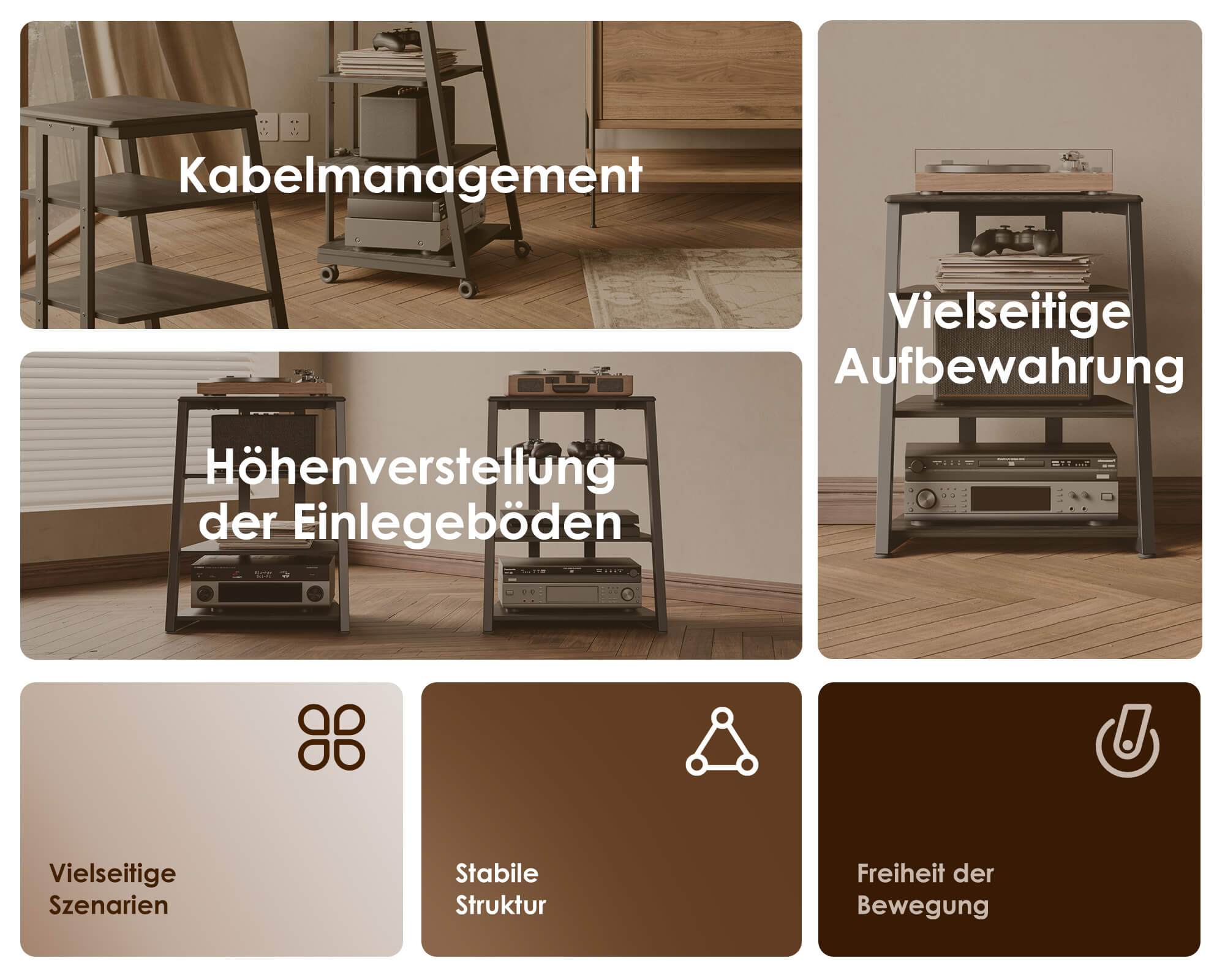 Eiffel AS07 HIFI Rack