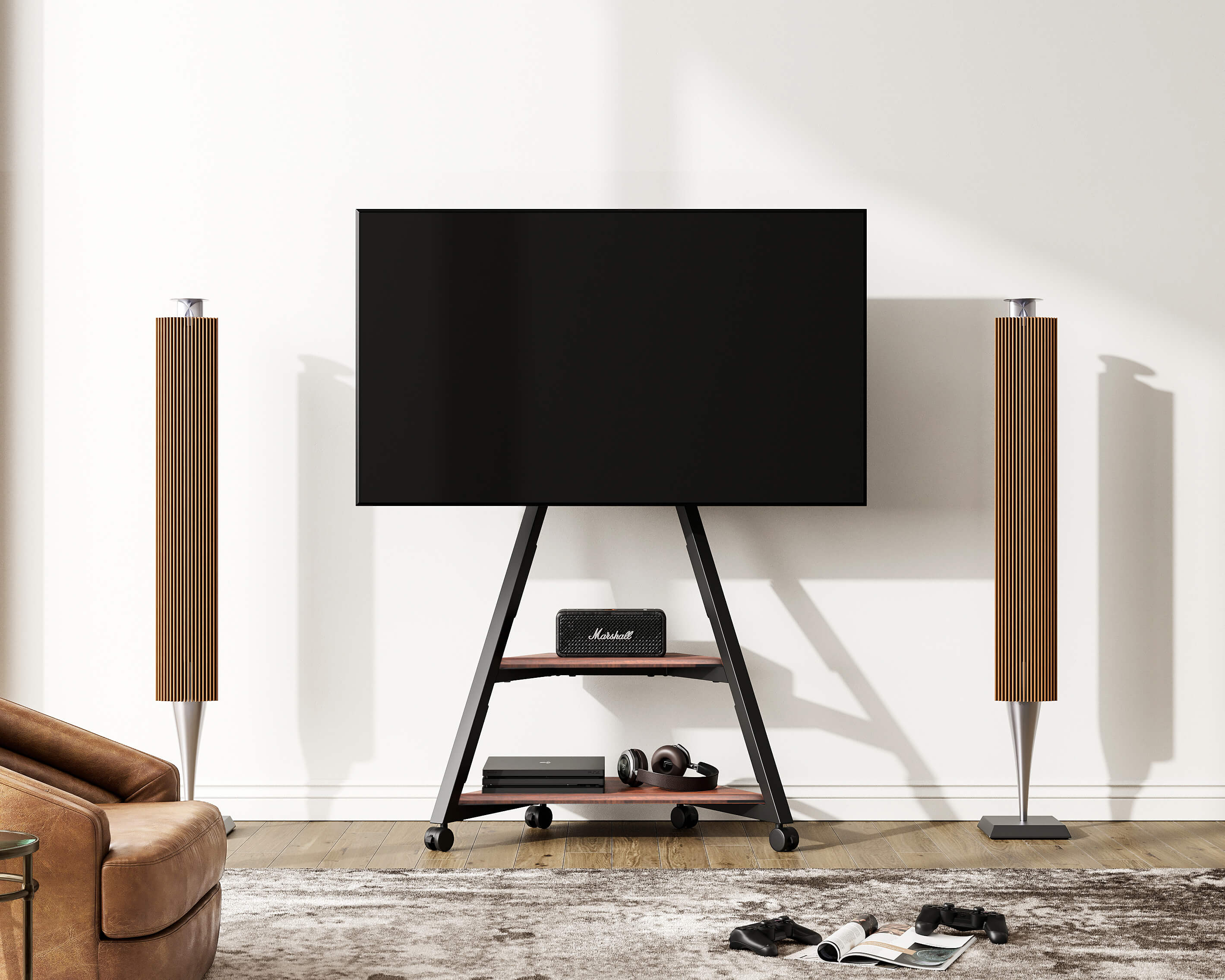 Eiffel FT65 TV-standaard met wielen