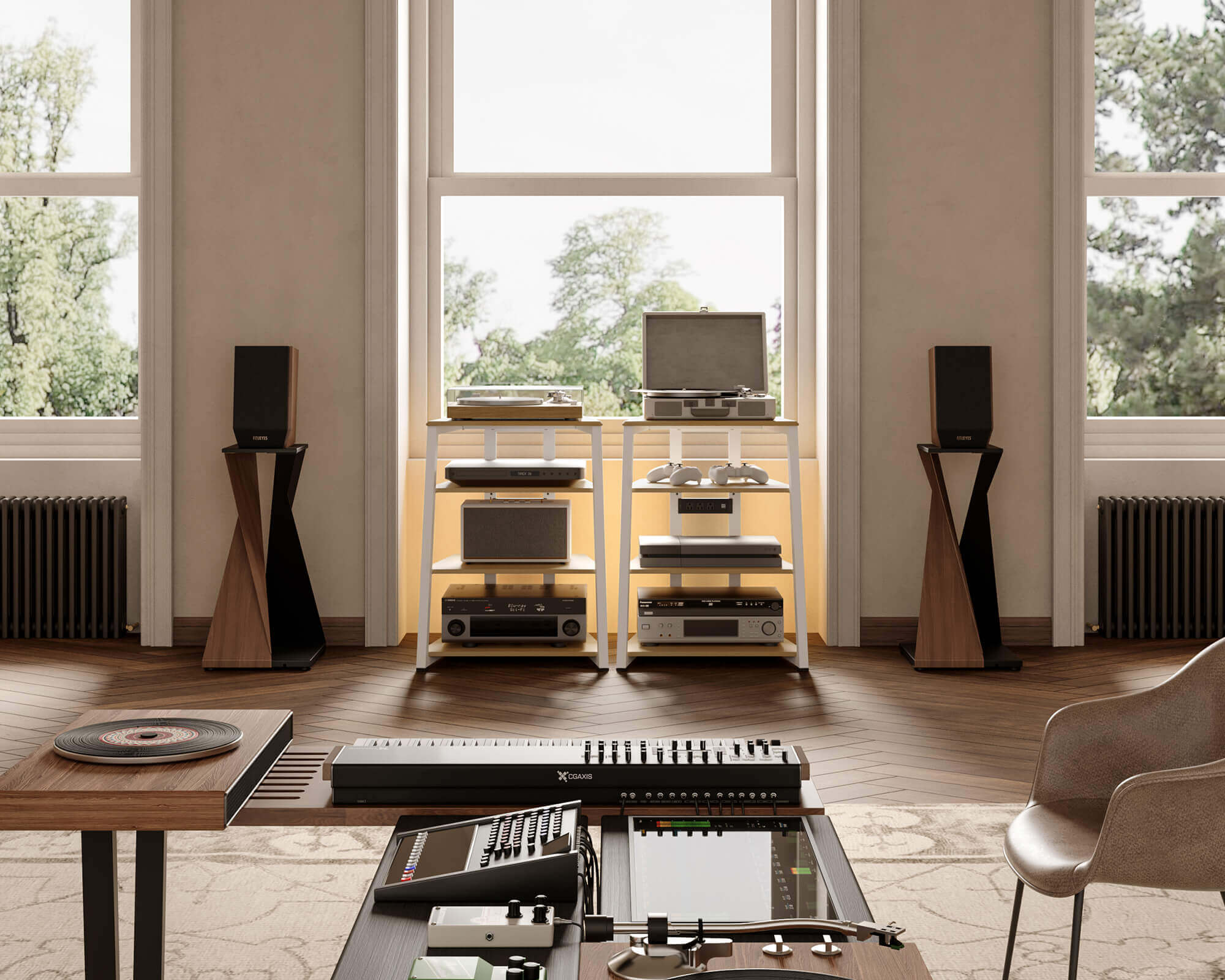 Eiffel V2 AS06 LED Meuble HIFI