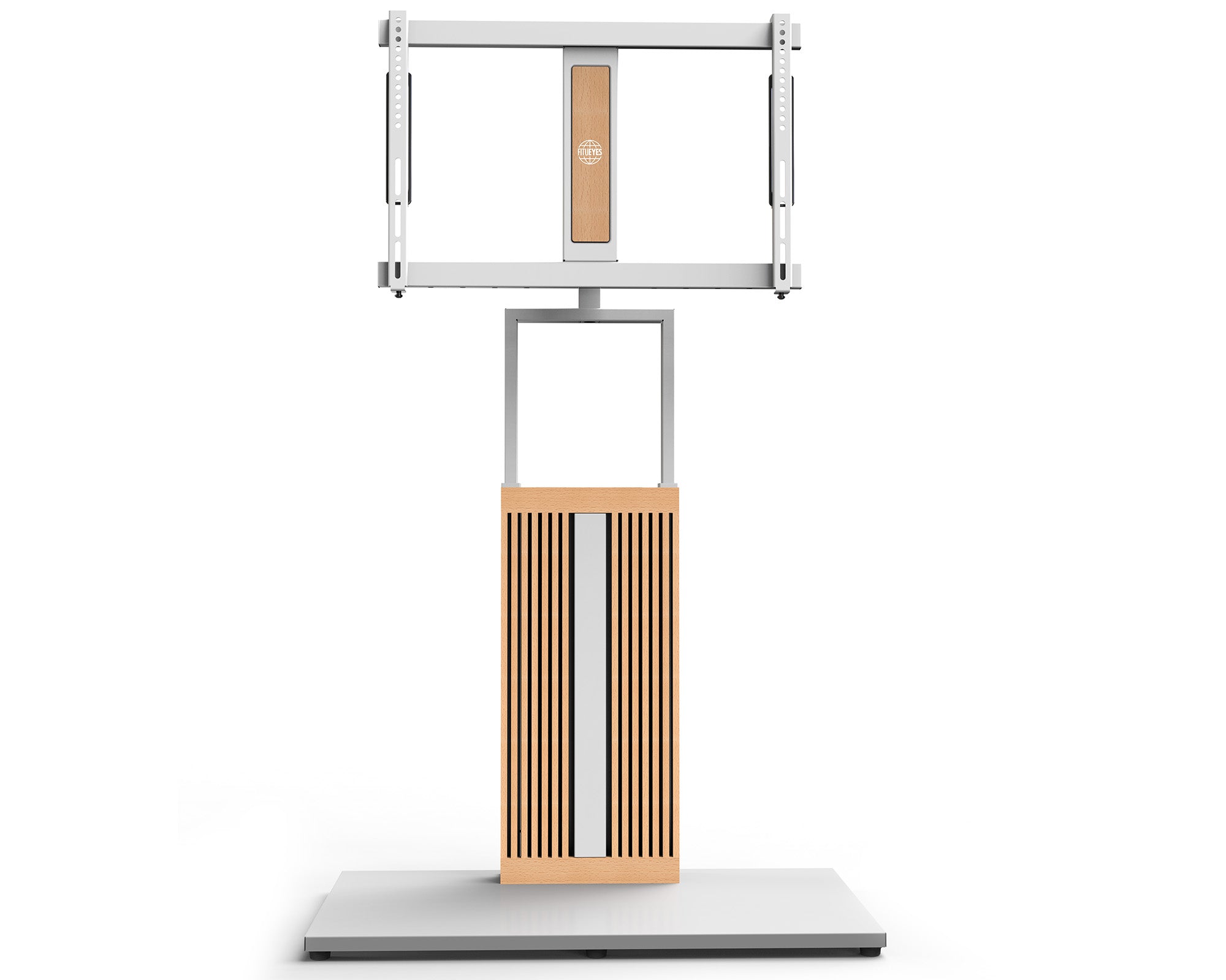 Weißer TV-Ständer aus Buchenholz