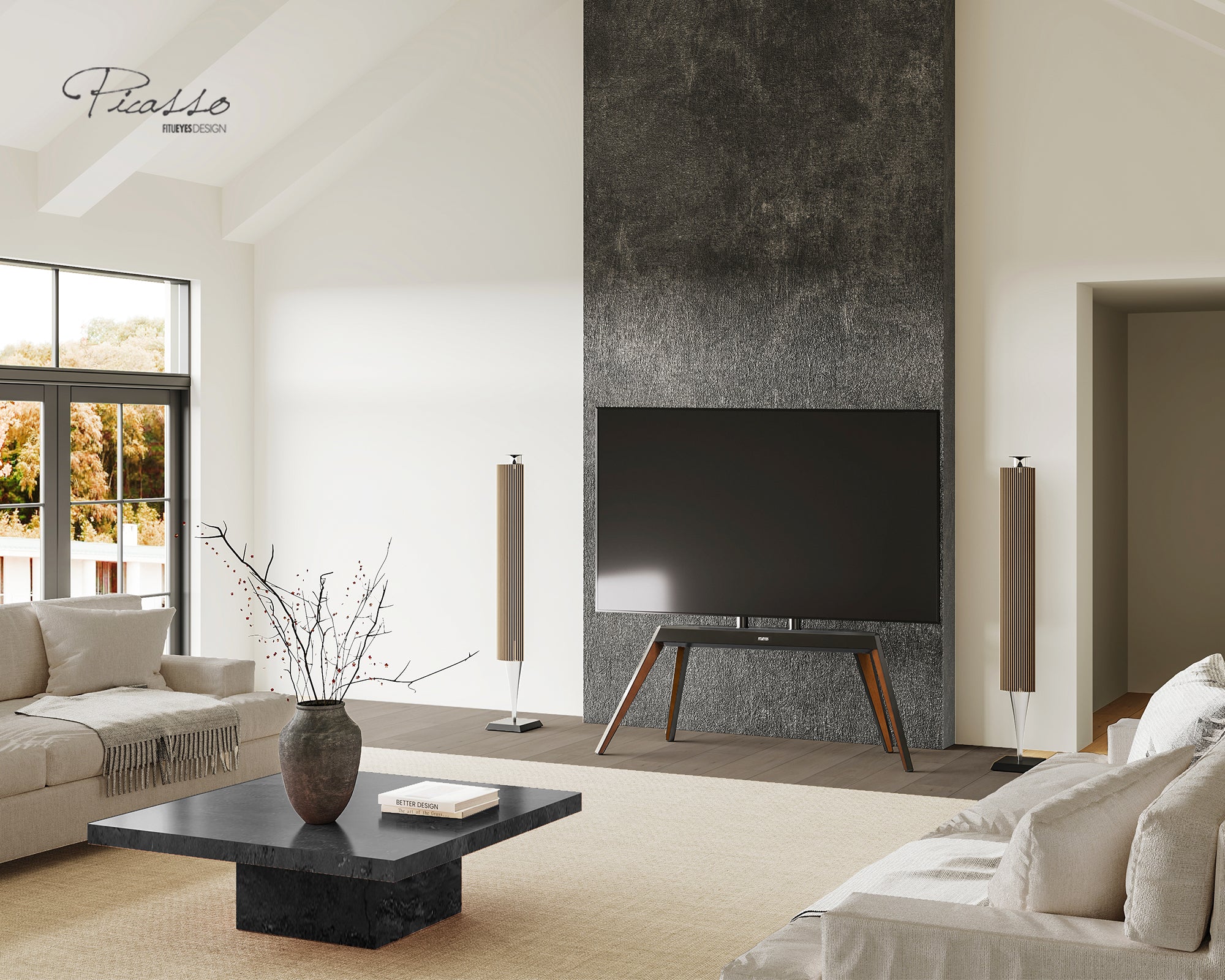 Picasso FT88 Support TV Sur Pied