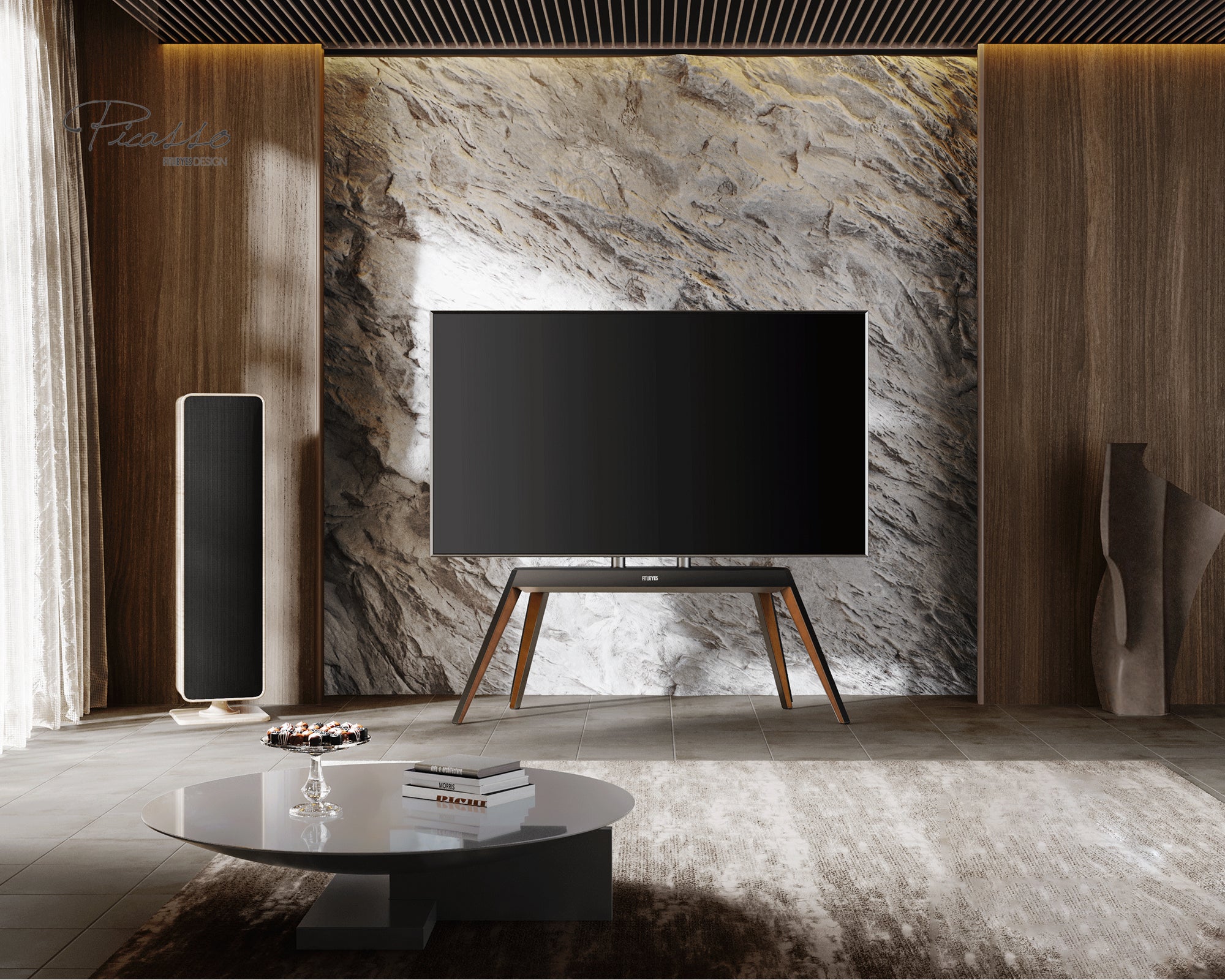 Picasso FT88 Support TV Sur Pied