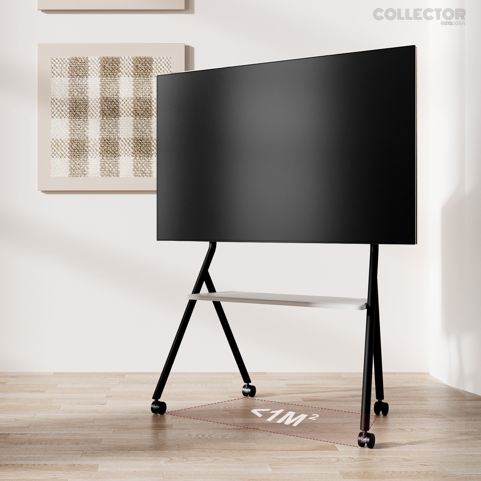 Collector TC78 Supporto tv da terra con ruote