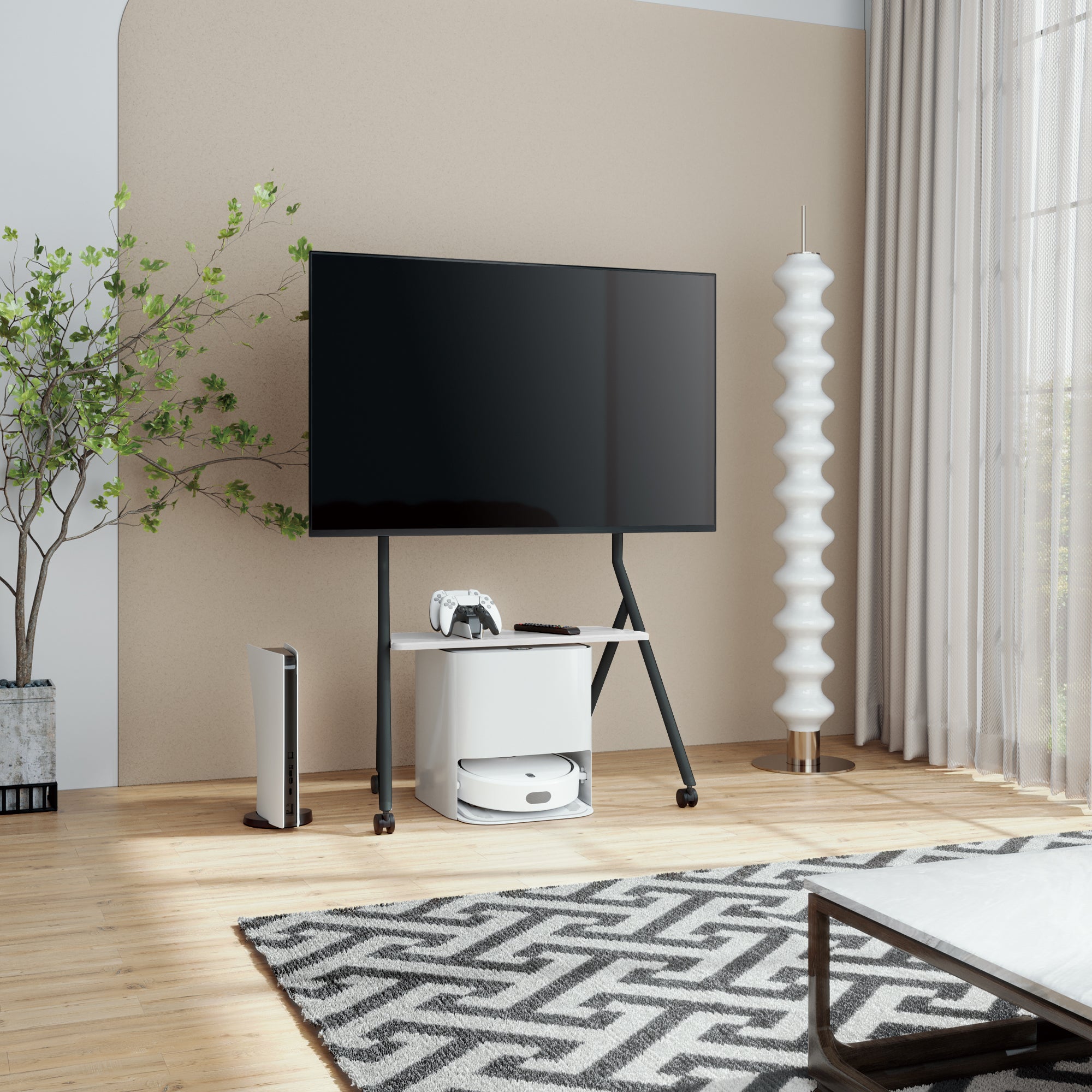 Collector TC78 Supporto tv da terra con ruote