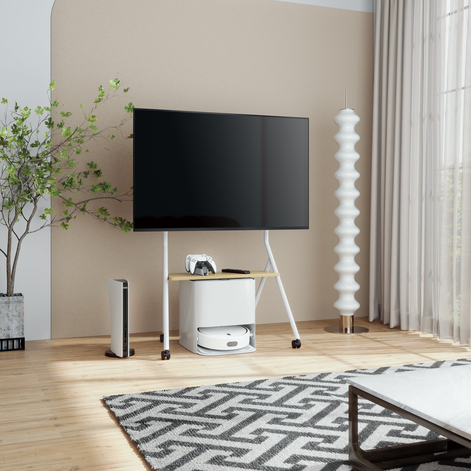 Collector TC78 Supporto tv da terra con ruote