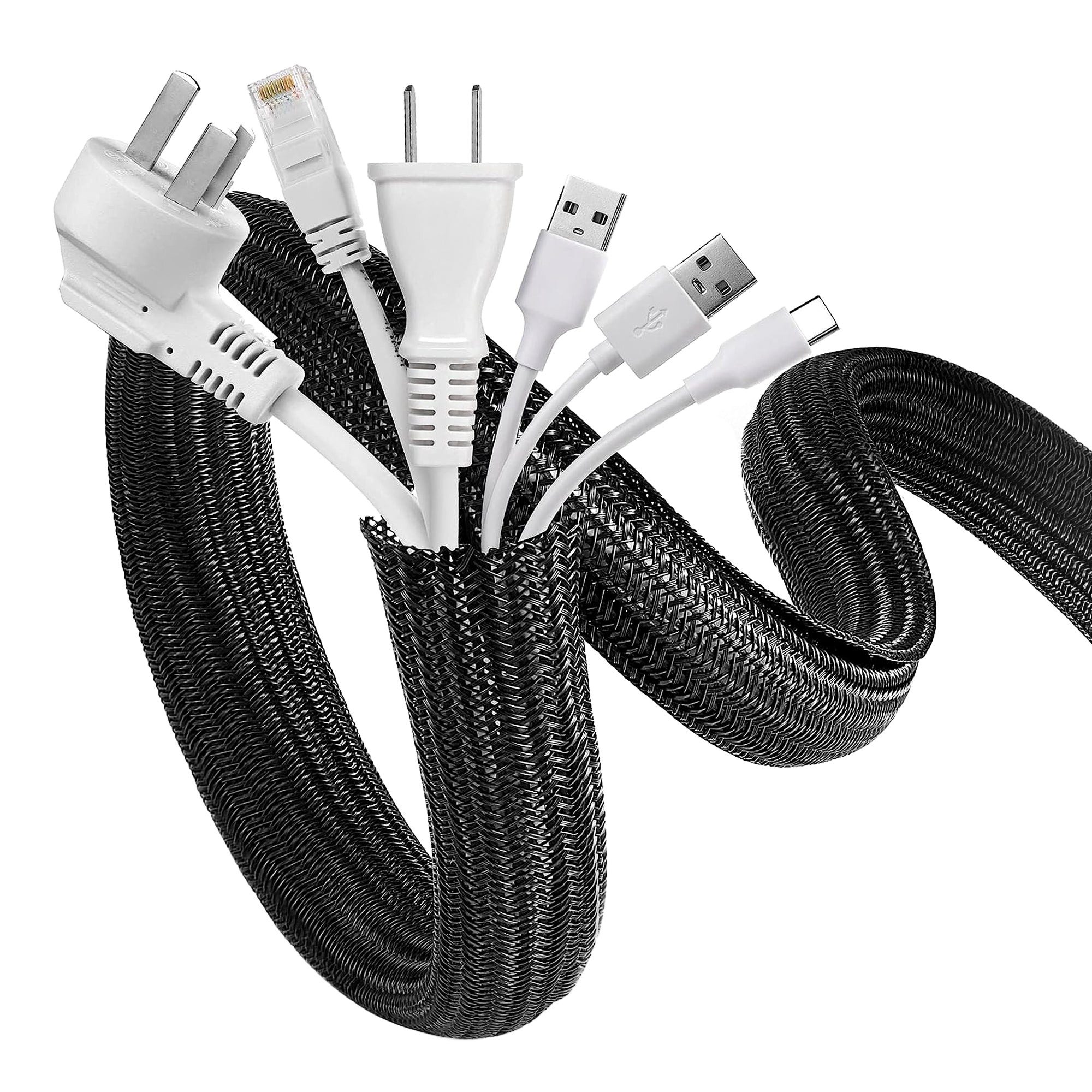Funda de cable 32mm para TV, PC, USB