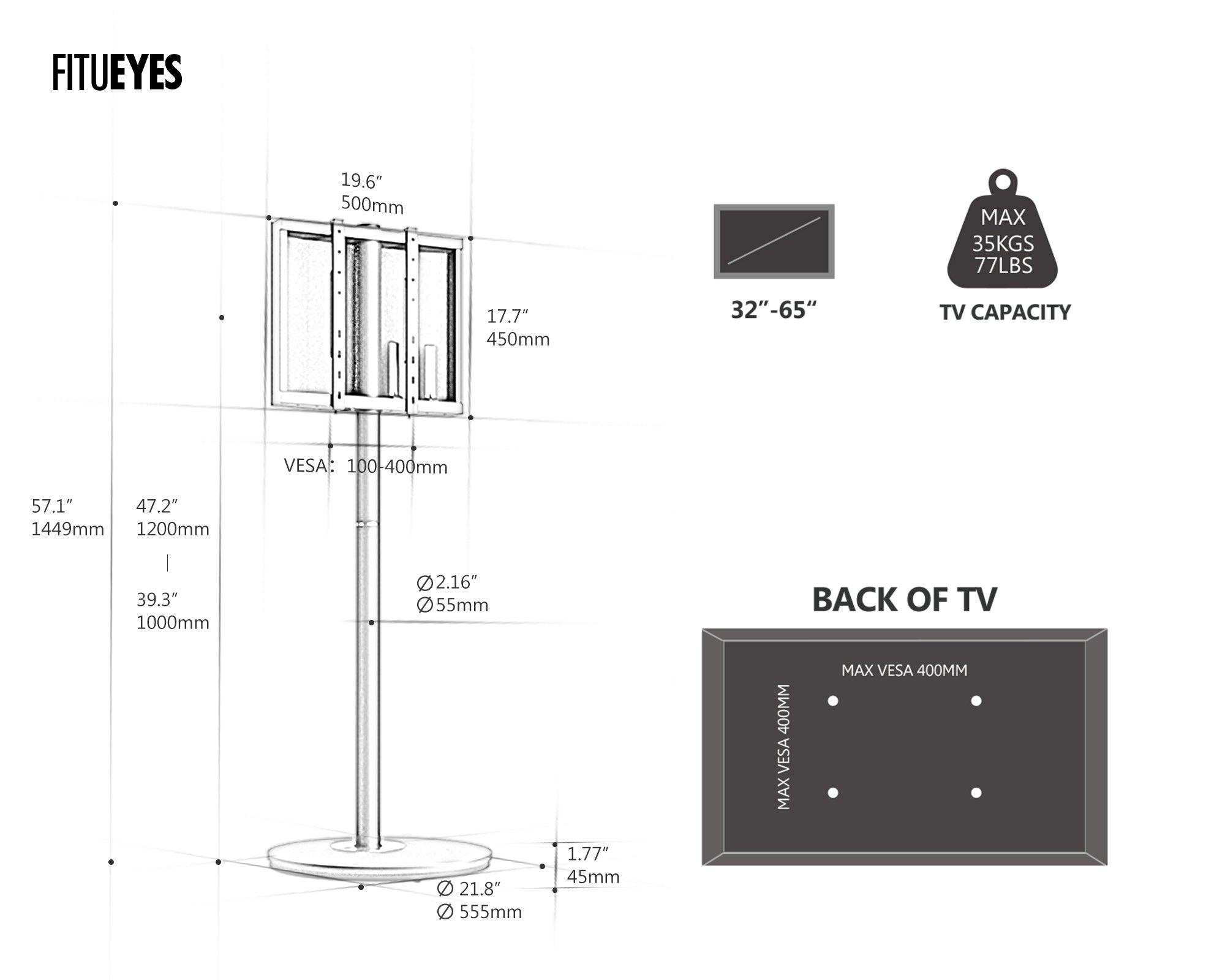 Porta TV Master 2nd FT65