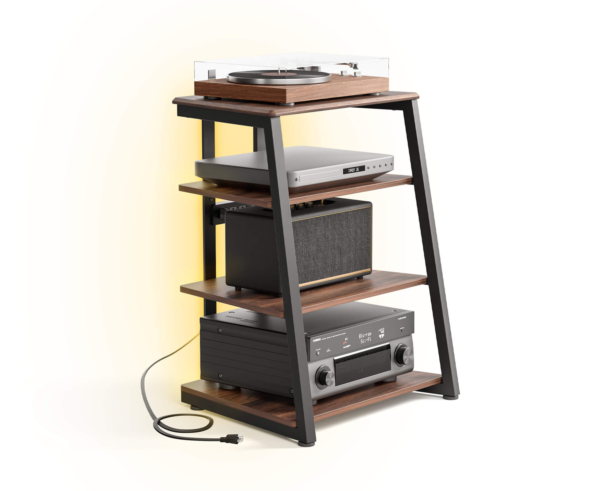 Eiffel V2 AS06 LED HIFI Rack with Socket