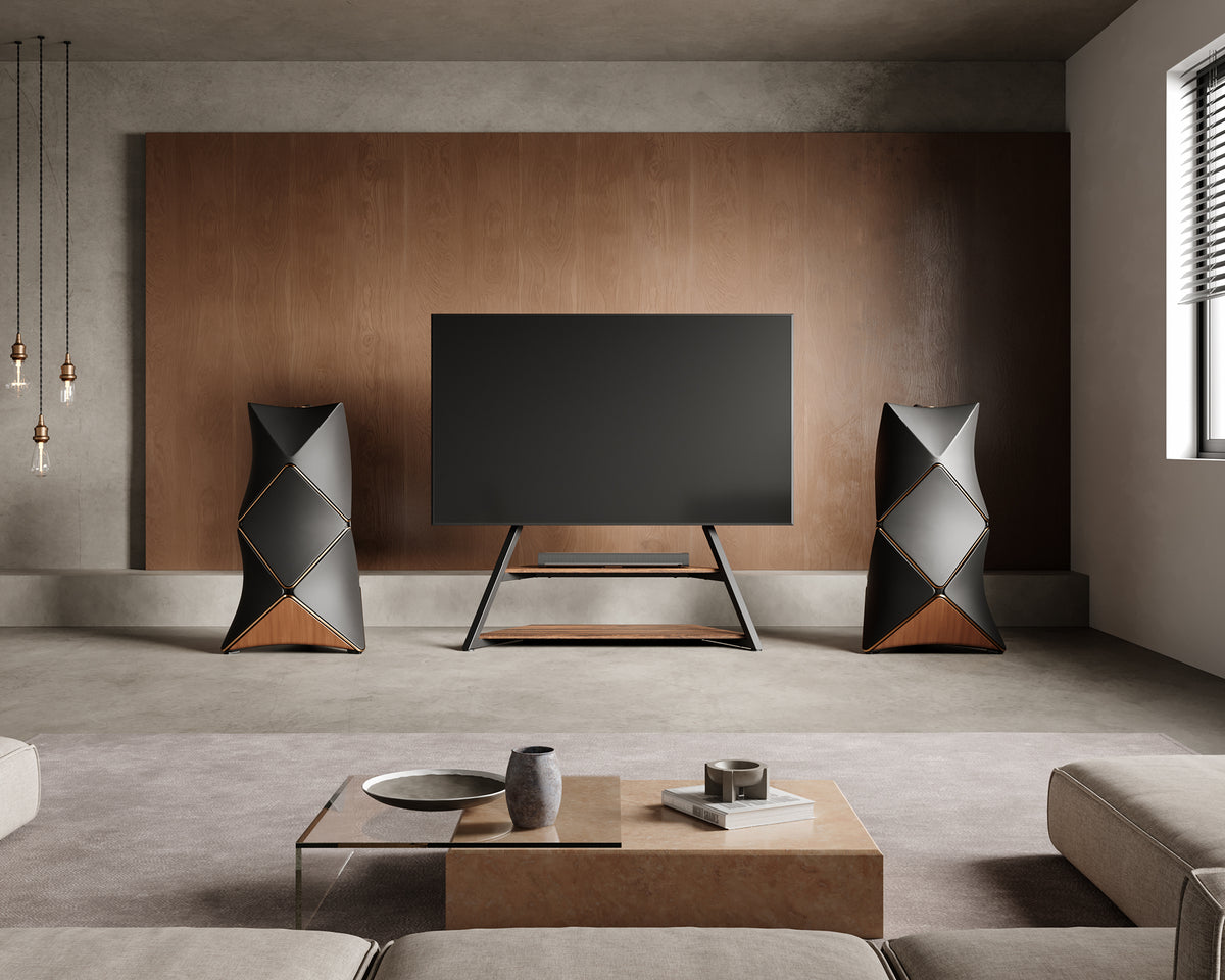tv mit standfuß-mit Ablagen