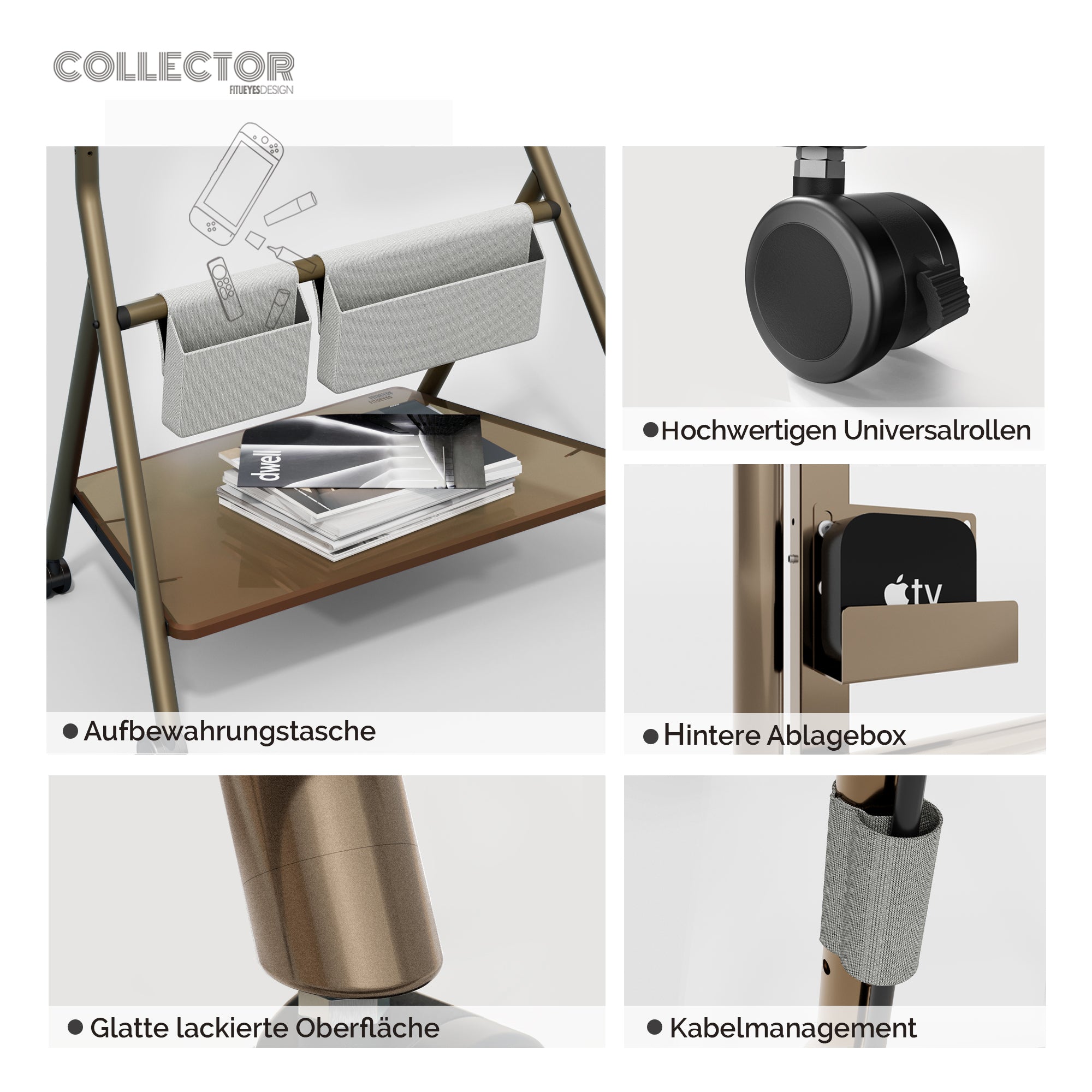 Collector TC78 Soporte para TV con Ruedas